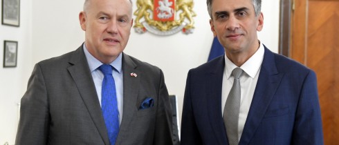 გიორგი კახიანი ჩეხეთის რესპუბლიკის ელჩს შეხვდა