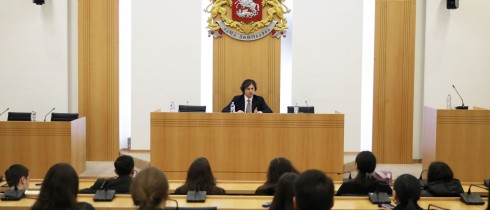 Meeting of Irakli Kobakhidze with Representatives of the Students’ Parliament