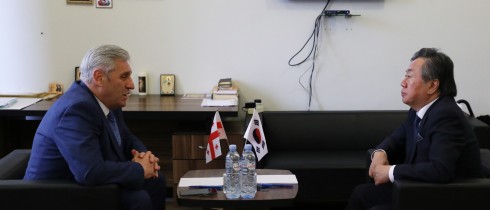 Meeting of Shota Khabareli with the Charge d’Affaires of the Republic of Korea, Kim Tong Op