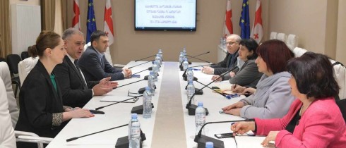მიხეილ სარჯველაძე აღმოსავლეთ პარტნიორობის სამოქალაქო საზოგადოების ფორუმის საქართველოს ეროვნული პლატფორმის წარმომადგენლებს შეხვდა