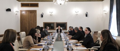 Meeting of Mariam Lashkhi and Irakli Shatakishvili with Representatives of Private Sector within Thematic Inquiry