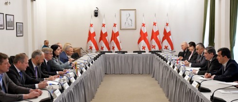 გელა სამხარაული ლიეტუვის რესპუბლიკის სეიმის სოფლის მეურნეობის საქმეთა კომიტეტის წევრებს შეხვდა
