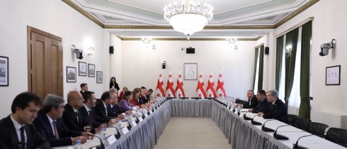 Meeting of Aleksandre Tabatadze with the Delegation of the National Defense Committee of the Grand National Assembly (Parliament) of the Republic of Turkey