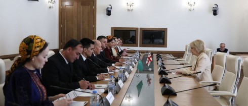 ეკა სეფაშვილი თურქმენეთის საპარლამენტო დელეგაციას შეხვდა
