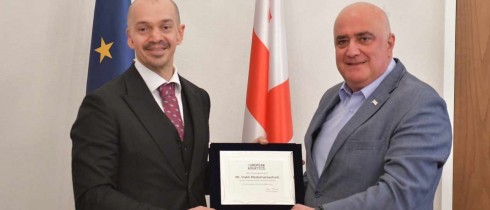 ირაკლი მეძმარიაშვილი საწყლოსნო სახეობების საერთაშორისო ფედერაციის ვიცე-პრეზიდენტს შეხვდა