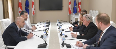ალექსანდრე რაქვიაშვილი და ჰერმან საბო ეუთო-ს დემოკრატიული ინსტიტუტებისა და ადამიანის უფლებათა ოფისის (ODIHR) საჭიროების შემფასებელი მისიის წარმომადგენლებს შეხვდნენ