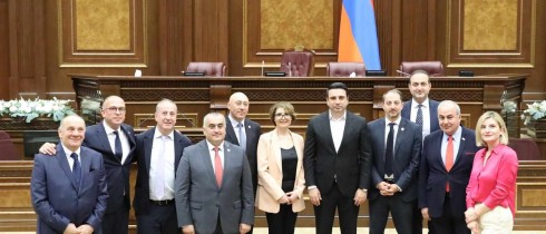 The Parliamentary Delegation headed by the Chair of the Culture Committee, Eliso Bolkvadze serves the official visit to Armenia