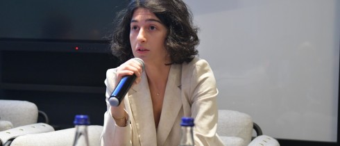 Salome Kurasbediani partaking in the 14th Local Economic Development Forum