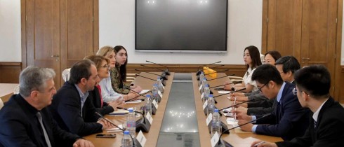ელისო ბოლქვაძე ჩინეთის დელეგაციას შეხვდა