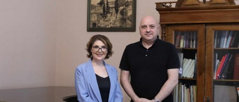 ელისო ბოლქვაძე თბილისის სახელმწიფო კონსერვატორიის რექტორს გიორგი ვაჩნაძეს შეხვდა