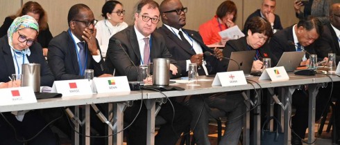 David Songulashvili and Anton Obolashvili partaking in the 49th Session of the Parliamentary Assembly of the Francophonie