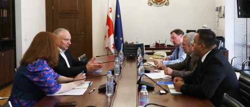 პაატა კვიჟინაძე ევროკავშირის საბიუჯეტო დახმარების პროგრამის შემფასებელთა მისიის წარმომადგენლებს შეხვდა