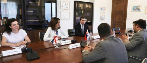 მაკა ბოჭორიშვილი სლოვაკეთის დელეგაციას შეხვდა