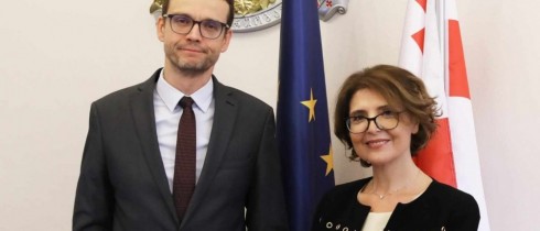ელისო ბოლქვაძე სლოვაკეთის ელჩს შეხვდა