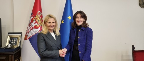 მაკა ბოჭორიშვილი სერბეთის ევროპასთან ინტეგრაციის მინისტრს შეხვდა