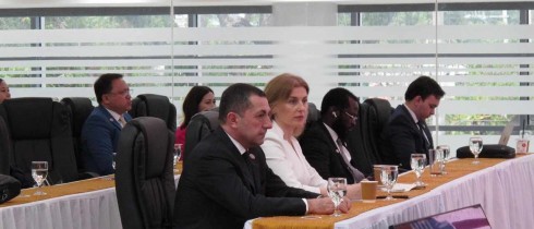 Chair of Defense and Security Committee, Aleksandre Tabatadze Attending Parliamentary Intelligence and Security Forum