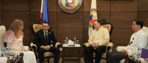 Meeting of Aleksandre Tabatadze with Minister of Defense of the Philippines
