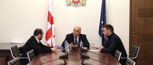 Meeting of Zaza Lominadze and Vakhtang Turnava with Chairman of the Georgian Innovation and Technology Agency