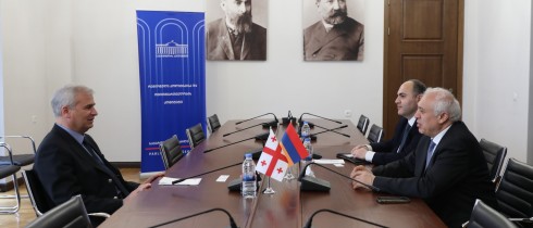 Meeting of Irakli Kadagishvili with the Ambassador of Armenia