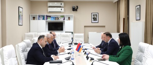Irakli Zarkua Meets with Ambassador of Armenia