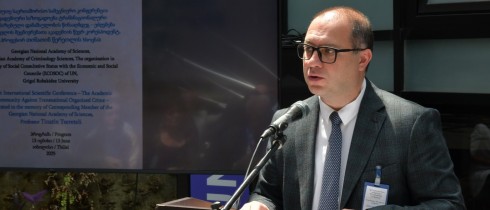 გივი მიქანაძემ სამეცნიერო კონფერენციის – „აკადემიური საზოგადოება ტრანსნაციონალური ორგანიზებული დანაშაულის წინააღმდეგ“ გახსნაში მიიღო მონაწილეობა
