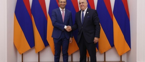 Zaza Lominadze Meets with His Armenian Counterpart