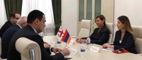 Eka Chichinadze met with the Ambassador of Armenia