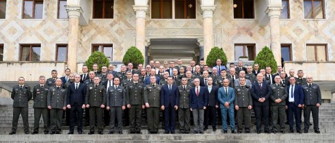 Alexander Tabatadze and Tengiz Sharmanashvili met with the representatives of the Defense Forces Command and Staff College