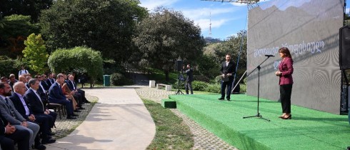 Maia Bitadze participated in the Foresters Day ceremony