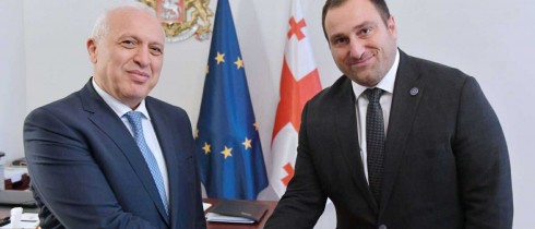 ირაკლი კირცხალია სომხეთის ელჩს შეხვდა