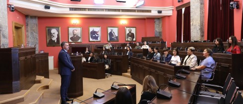 Irakli Shatakishvili met with the children and pedagogues of the Vaziani School
