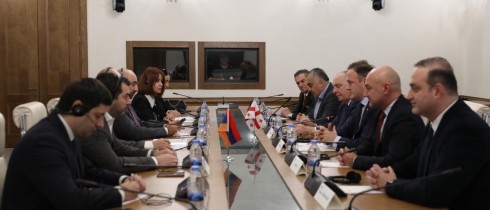 Irakli Zarkua met with the delegation of the National Assembly of Armenia