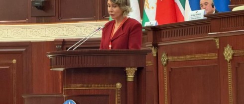 ნინო წილოსანი აზერბაიჯანში გამართულ საერთაშორისო საპარლამენტო კონფერენციაზე სიტყვით გამოვიდა