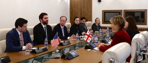 Nino Tsilosani Met with a Delegation of Staff Members of the U.S. House of Representatives