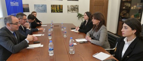 მაია ბითაძე წყლის მართვის ესპანური კომპანიის, Aqualia-ს ხელმძღვანელებს შეხვდა