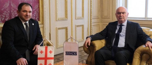 Nikoloz Samkharadze Met with the OSCE Secretary General