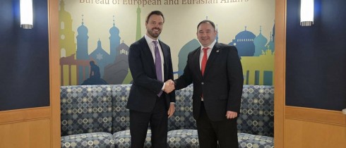 Nikoloz Samkharadze Met U.S. Assistant Secretary of State for European and Eurasian Affairs