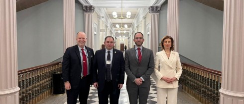 Nikoloz Samkharadze Met Deputy National Security Advisor of the United States 