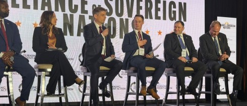 Nikoloz Samkharadze spoke on Energy Independence at the Alliance of Sovereign Nations Conference