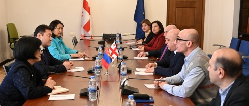 Zaza Lominadze Met with the Mongolian Delegation