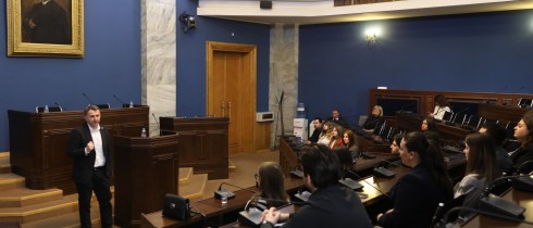 Irakli Shatakishvili met with participants of the student program “Manage Your City”