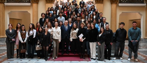 Zaza Lominadze addressed members of the Student Parliament and Government on demographic policy