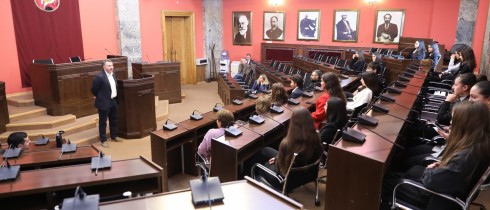 Irakli Shatakishvili met the students of Martkopi Public School No. 2 in Gardabani Municipality