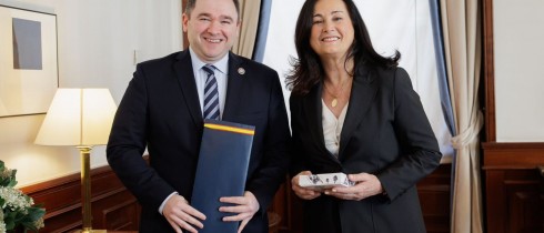 Under the leadership of Nikoloz Samkharadze, the delegation of the Foreign Relations Committee met with the President of the Joint Commission on National Security of the Congress of Deputies and the Senate of Spain
