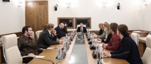 Giorgi Chakvetadze met with students and academic staff of the Aleksanteri Institute of the University of Helsinki