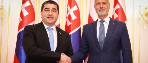 შალვა პაპუაშვილი სლოვაკეთის პარლამენტის თავმჯდომარეს შეხვდა