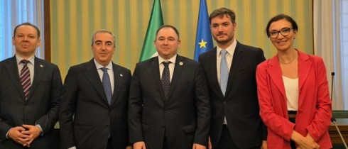 Nikoloz Samkharadze Met with the President of the Italian Senate’s Committee on Foreign Affairs and Defence