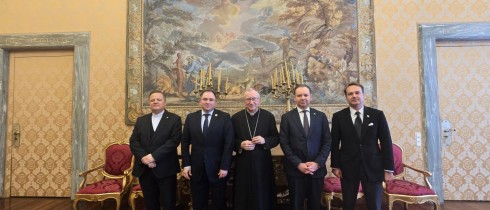 Nikoloz Samkharadze Met with Vatican Secretary of State Pietro Parolin