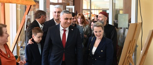 Mariam Lashkhi and Davit Matikashvili Participated in an Event Dedicated to the Day of Family Purity Held at Tbilisi Public School No. 60 