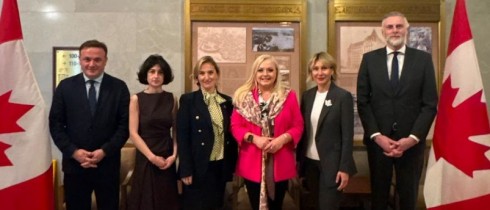 Parliamentary Delegation Led by Nino Tsilosani met with Chair of the Canada–Georgia Friendship Group in the Canadian Parliament